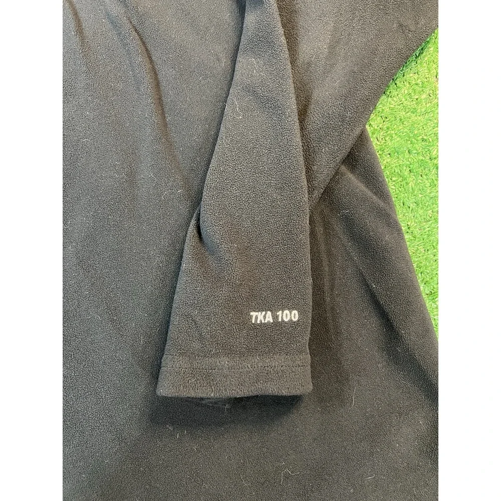 The North Face Mens Black Fleece 1/4 Zip Up Long Sleeve Size‎ Large TK100